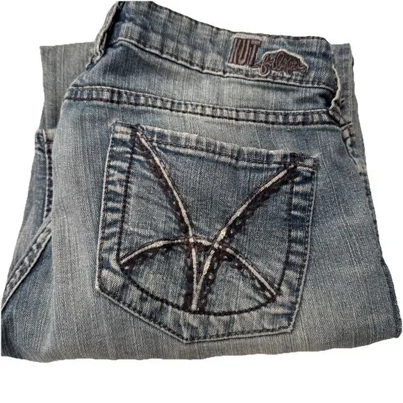 KUT from the Kloth Womens Jeans Size 6 Light Wash Denim Pants Distressed READ - Picture 1 of 11